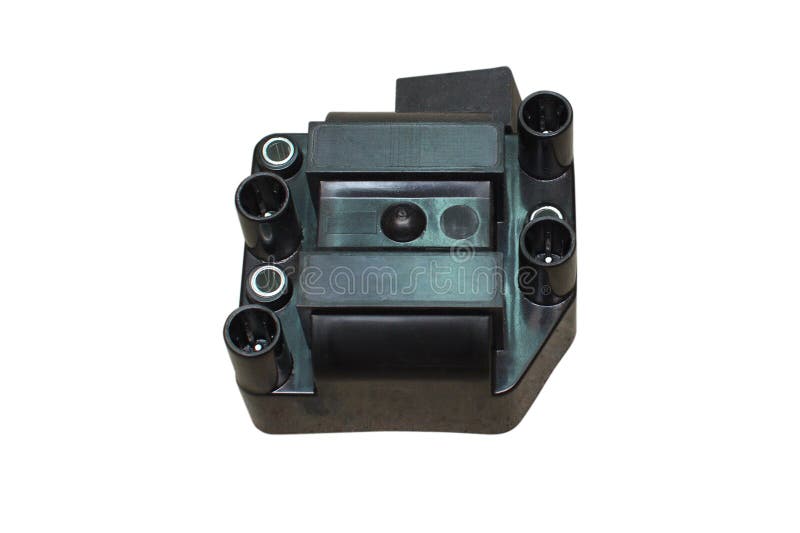 Ignition Coil for Gasoline Fourcylinder Stock Photo Image of auto