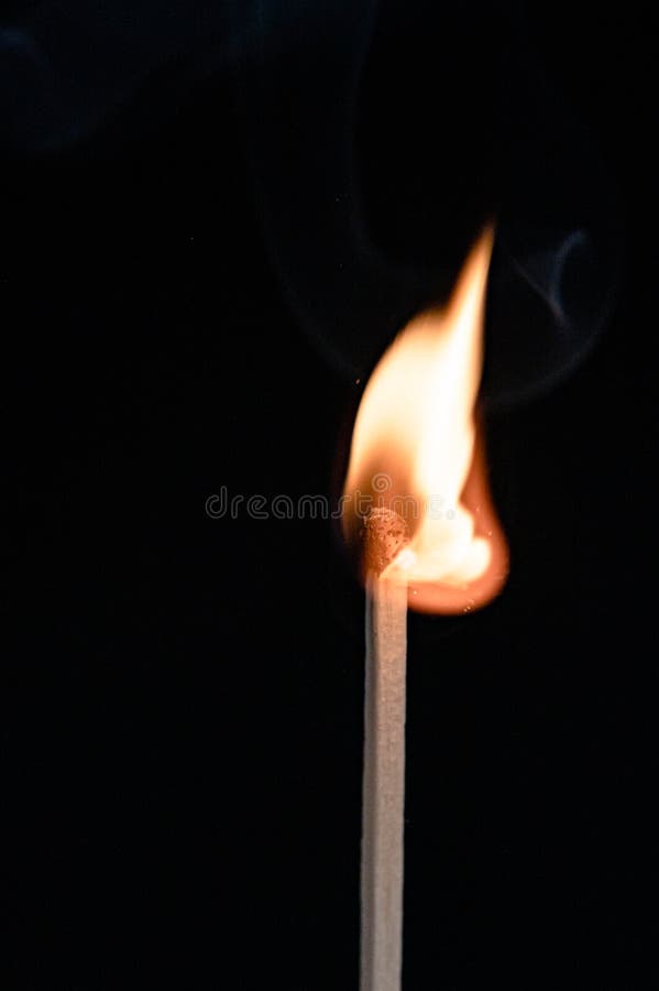 Ignition and Burning Match Stick Stock Image Image of ignite, candle
