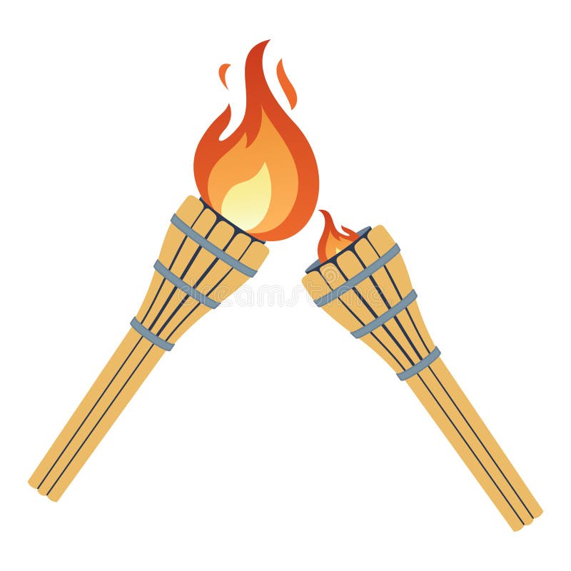 Ignition of a Torch from Another Torch. Transfer of the Olympic Flame