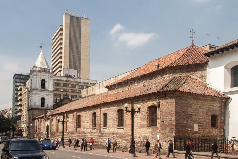 Igreja Bogotá Colômbia de San Francisco fotografia de stock Igreja Bogotá Colômbia de San Francisco fotografia de stock