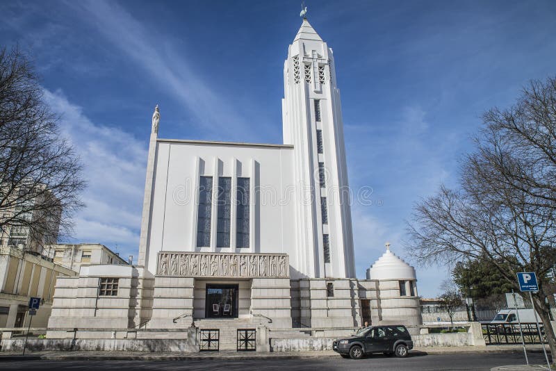 A Igreja De Nossa Senhora De Fatima, Em Lisboa (Portugal