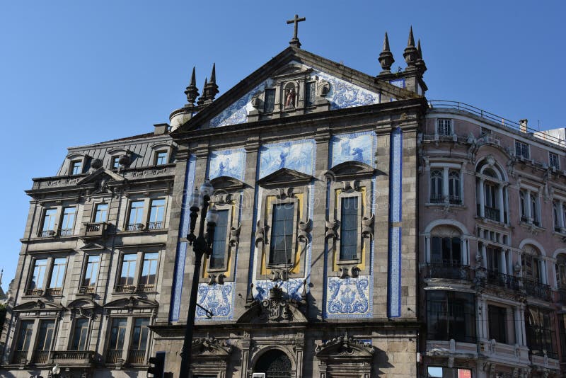 Igreja de Santo Antonio dos Congregados church in Porto, Portugal royalty free stock images Igreja de Santo Antonio dos Congregados church in Porto, Portugal royalty free stock images