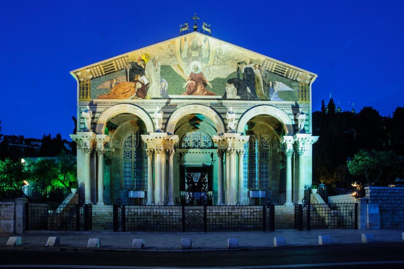 Igreja De Todas As Nações (basílica Da Agonia) Foto de Stock - Imagem