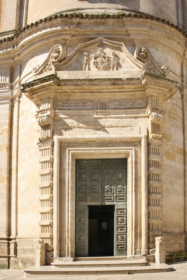 Igreja do Purgatory Matera Basilicata Apulia Italy fotografia de stock Igreja do Purgatory Matera Basilicata Apulia Italy fotografia de stock