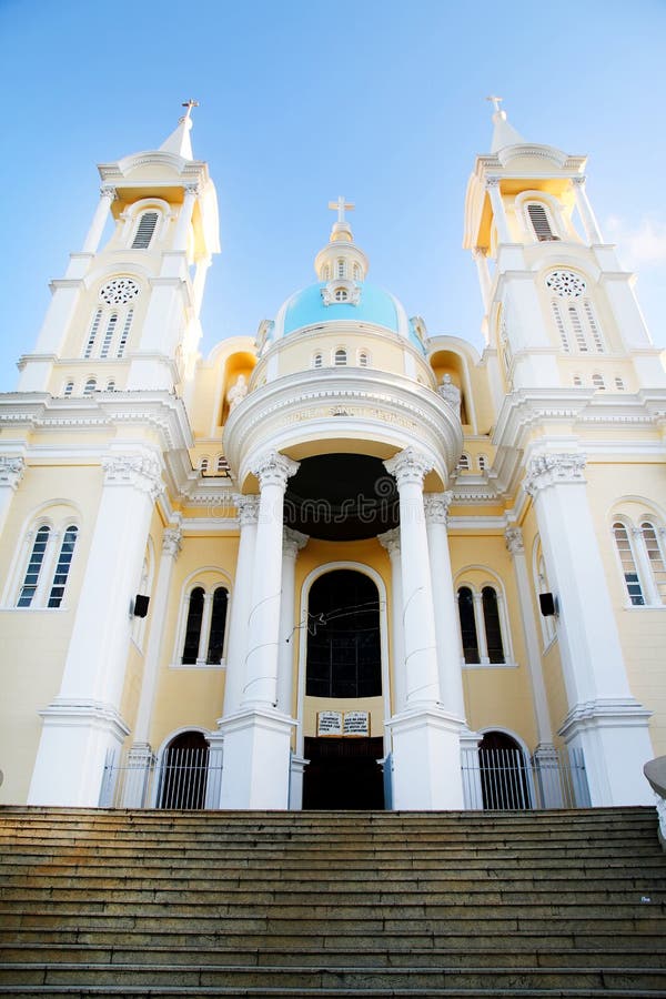 Igreja em Ilheus foto de stock royalty free Igreja em Ilheus foto de stock royalty free