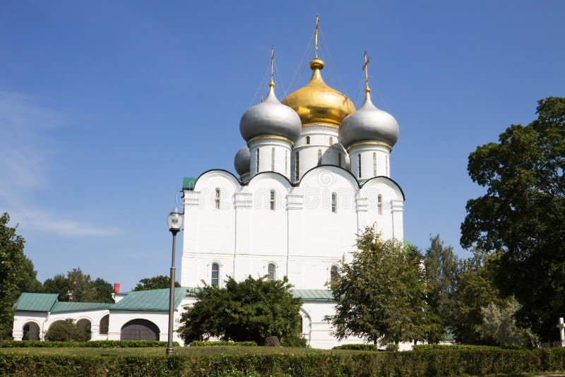 A igreja no Convento Novodevichy. Moscovo fotos de stock royalty free