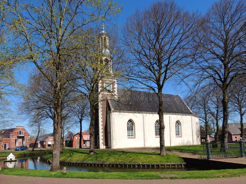 Andreaskerk Medieval Reformed Church in center of village Spijk in province of Groningen, Netherlands. Andreaskerk Medieval Reformed Church in center of village Spijk in province of Groningen, Netherlands