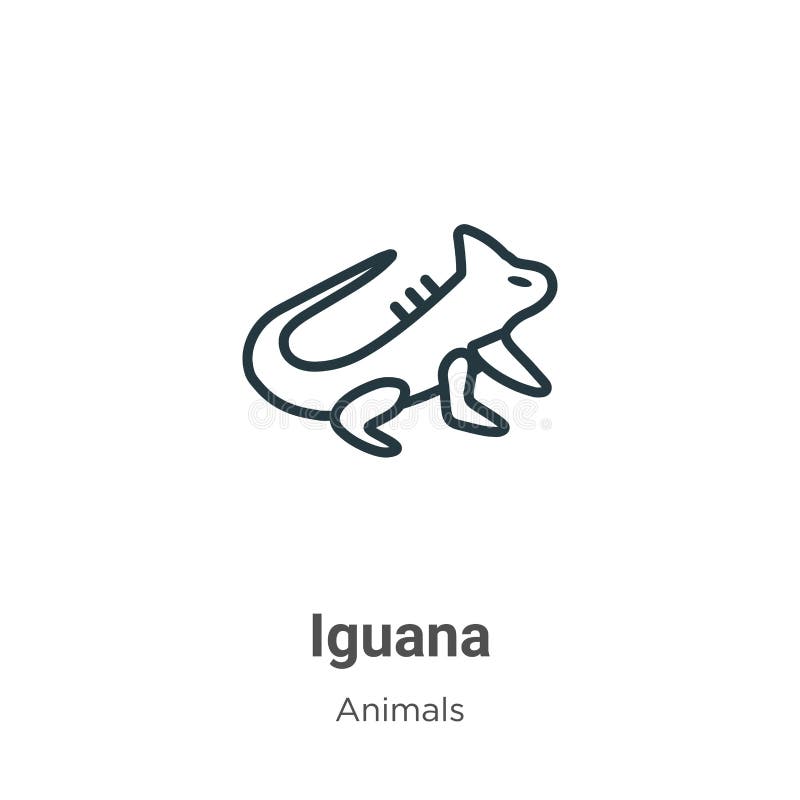 Iguana Outline Vector Icon. Thin Line Black Iguana Icon, Flat Vector Simple Element Illustration from Editable Animals Concept Stock Vector - Illustration of tribal, reptilian: 167222692 Iguana Outline Vector Icon. Thin Line Black Iguana Icon, Flat Vector Simple Element Illustration from Editable Animals Concept Stock Vector - Illustration of tribal, reptilian: 167222692