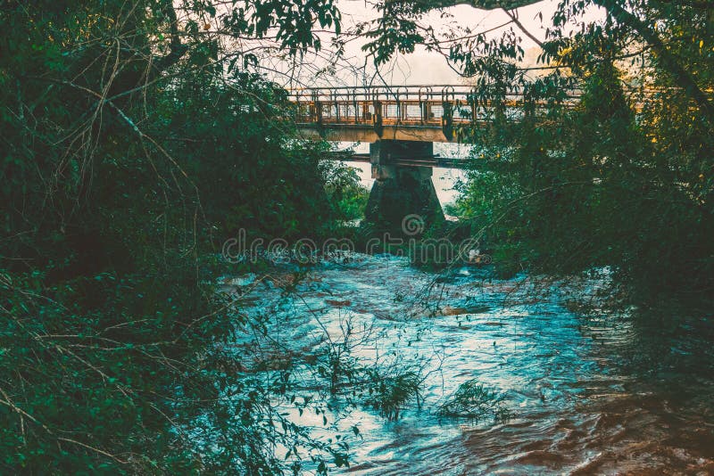 Iguazu Falls i det Argentina Misiones landskapet arkivfoto Iguazu Falls i det Argentina Misiones landskapet arkivfoto
