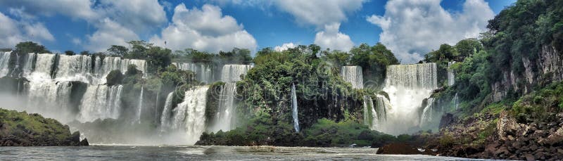 Iguazu Falls as seen from Argentina