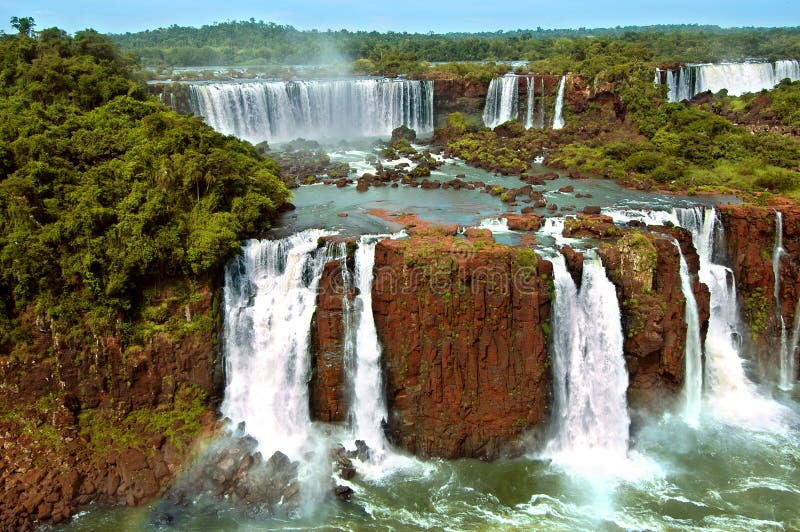Iguazu waterfalls (Argentina and Brazil)