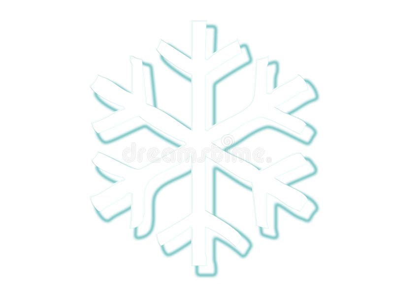 Ijzige sneeuwvlok stock fotografie Ijzige sneeuwvlok stock fotografie