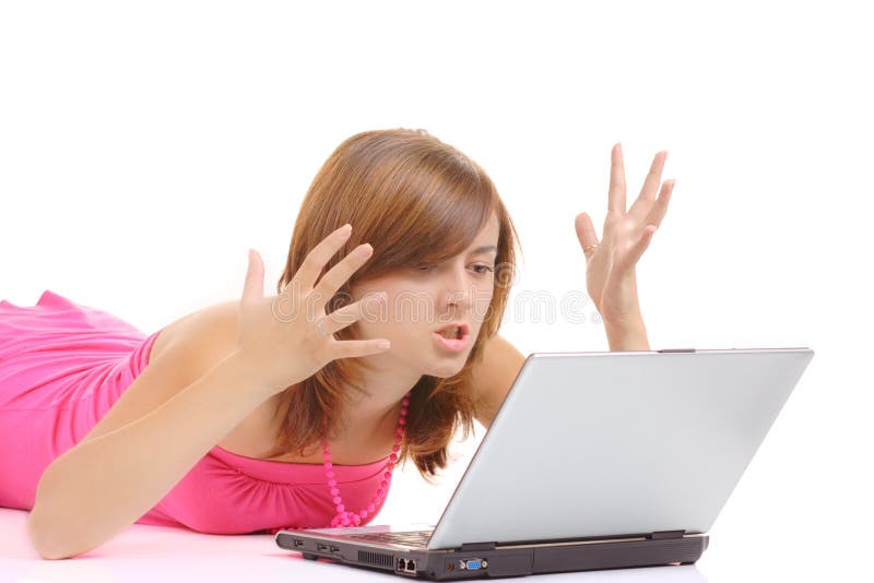 Ik haat deze computer stock afbeeldingen Ik haat deze computer stock afbeeldingen
