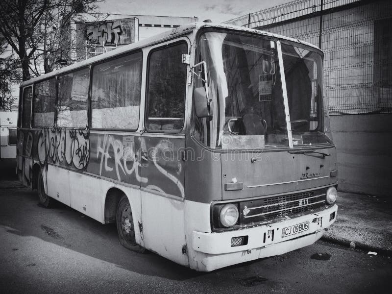 Ikarus bus at Park Pobedy, Moscow, Russia Stock Photo - Alamy