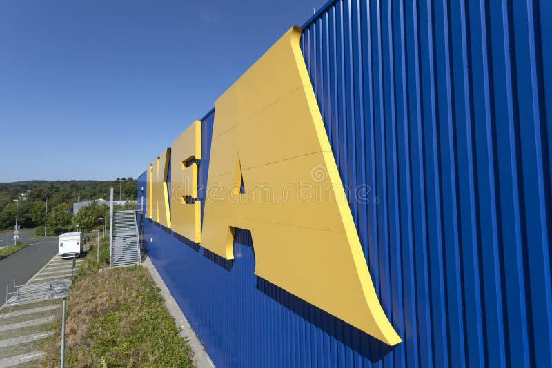 Download IKEA Entreposé Dans Siegen, Allemagne Photographie éditorial - Image du bleu, commercial: 77153822