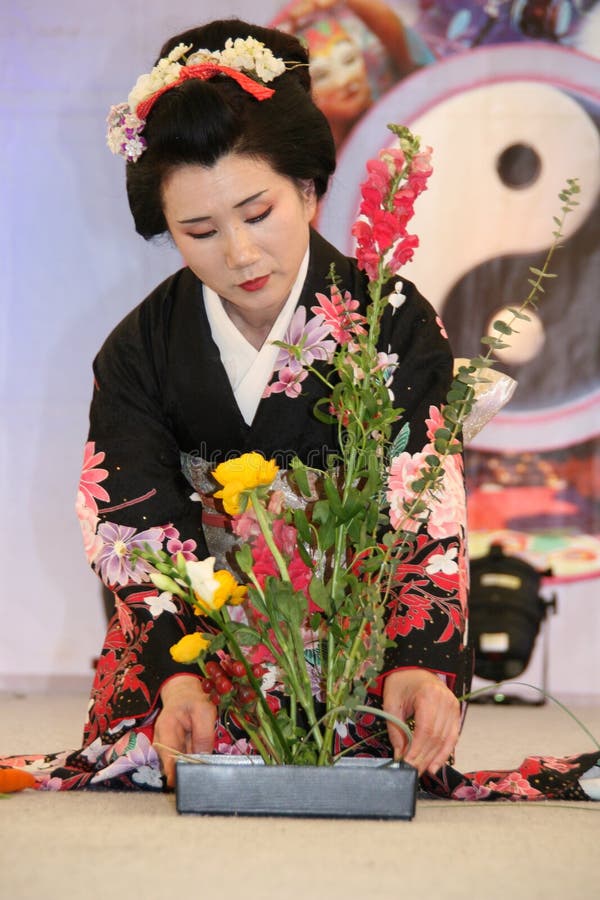 Ikebana foto de stock Ikebana foto de stock