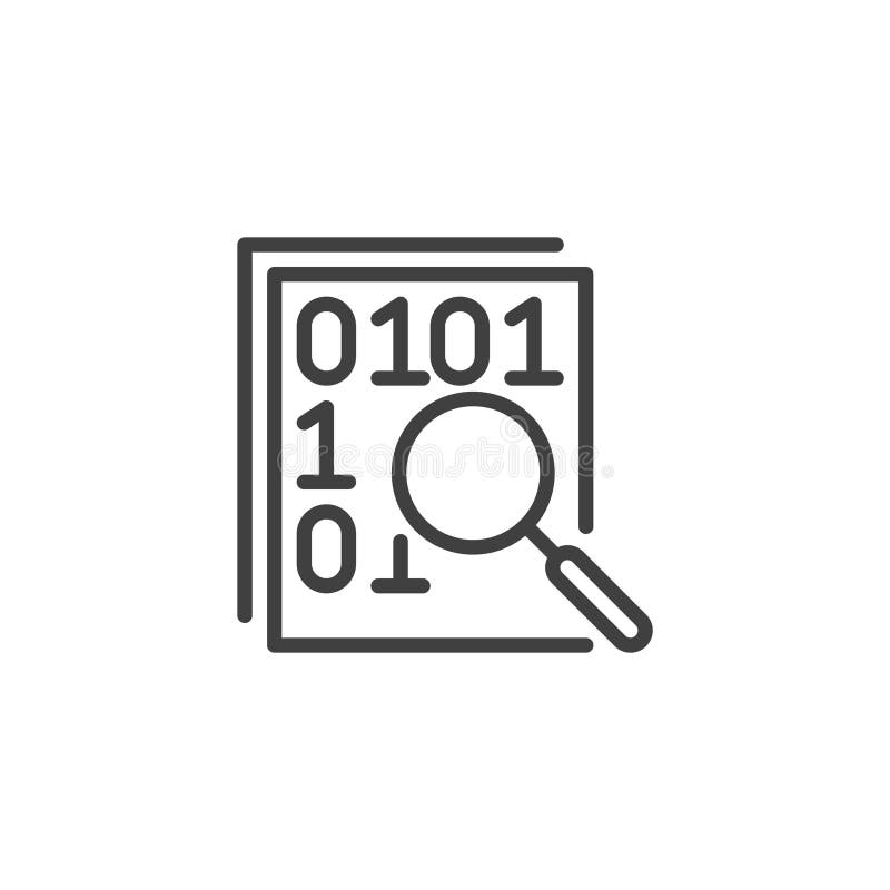 Ikon för datavälde stock illustrationer