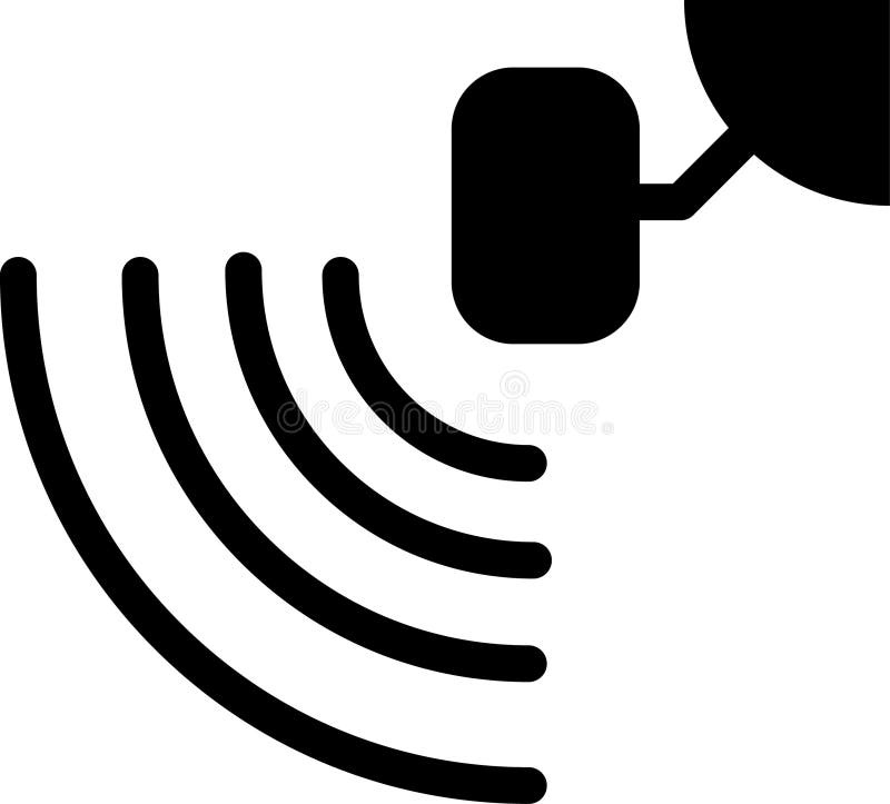 Ikona czujnika ruchu. Symbol czujnika ruchu w stylu płaskim dla aplikacji logo projektowania witryny sieci Web ppt i ect. Wektor royalty ilustracja
