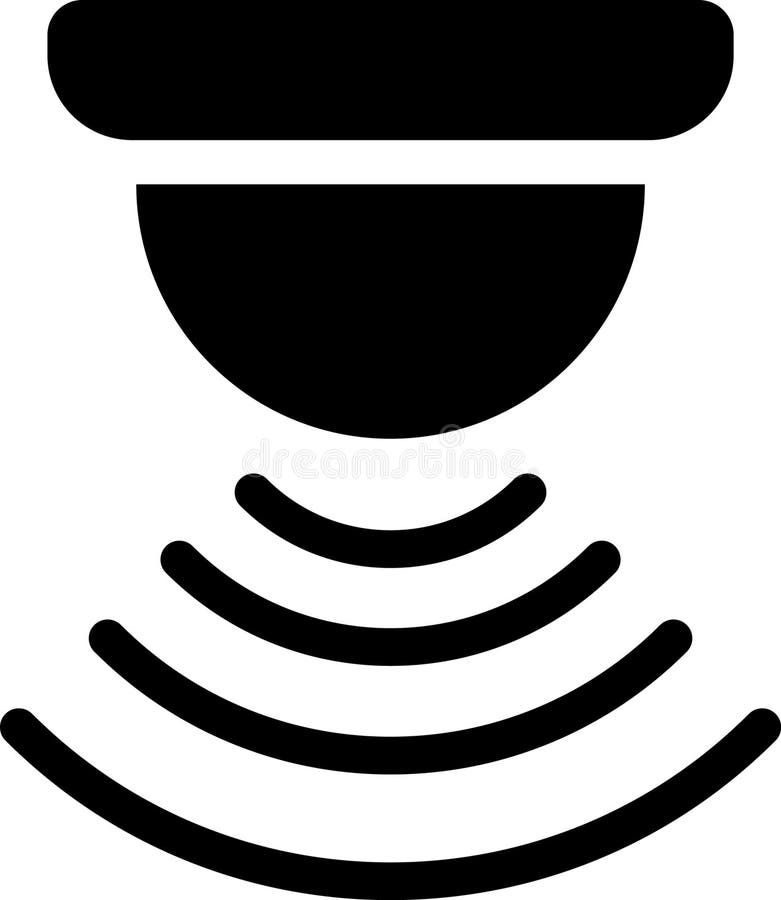 Ikona czujnika ruchu. Symbol czujnika ruchu w stylu płaskim dla aplikacji logo projektowania witryny sieci Web ppt i ect. Wektor ilustracji