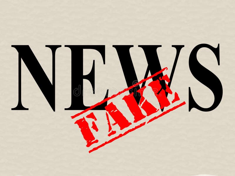 Fake News Icon Word Means Misinformation Or Disinformation. Online Hoax Or Misleading Information  - 3d Illustration. Fake News Icon Word Means Misinformation Or Disinformation. Online Hoax Or Misleading Information  - 3d Illustration