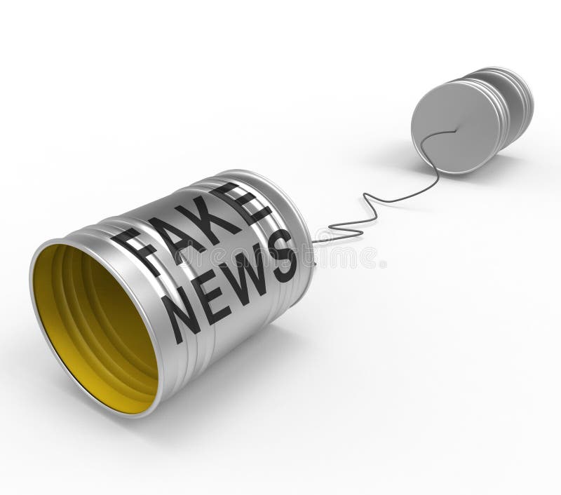 Fake News Icon Message Means Misinformation Or Disinformation. Online Hoax Or Misleading Information  - 3d Illustration. Fake News Icon Message Means Misinformation Or Disinformation. Online Hoax Or Misleading Information  - 3d Illustration