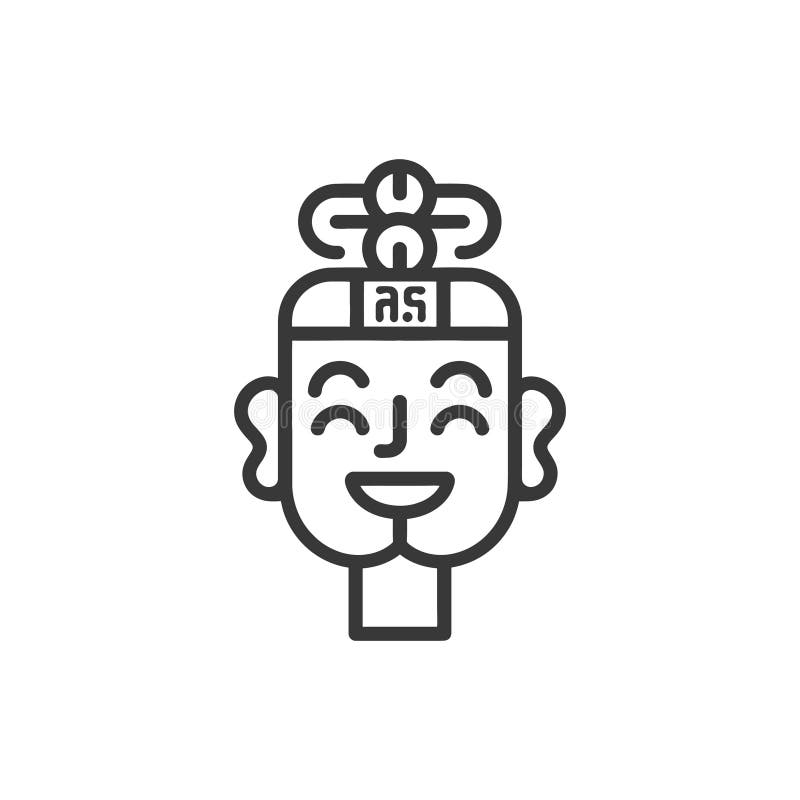 Ikona Happy Face. Ta wesoła ikona generowana przez AI przedstawia uśmiechniętą twarz tradycyjnym azjaninspired headwear. Projekt jest prosty, ale wyrazisty idealny do reprezentowania radości i motywów kulturowych.. Wszechstronny i łatwy w adaptacji do różnych aplikacji cyfrowych.