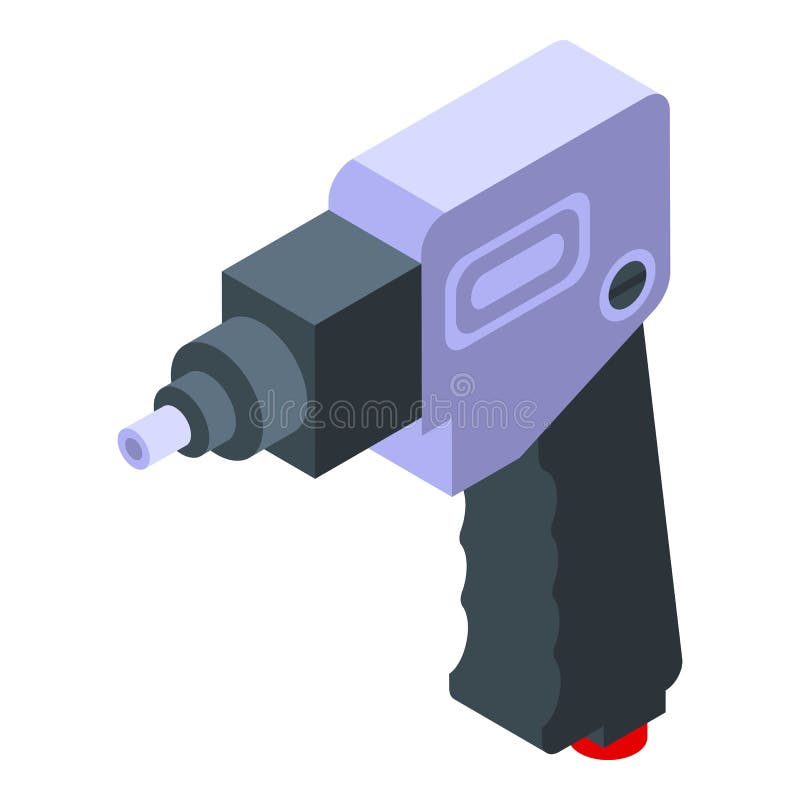 Ikona karabinu narzędziowego mechanika samochodowego styl izometryczny ilustracji