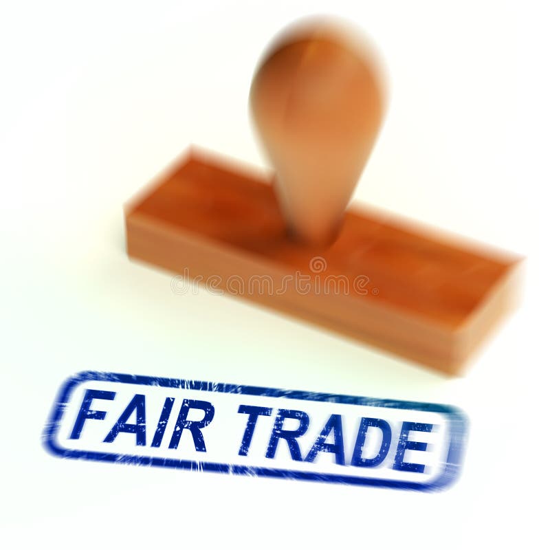 Fairtrade concept icon means equitable dealings with suppliers. Fairness in dealing with producers buy commercial Enterprises - 3d illustration. Fairtrade concept icon means equitable dealings with suppliers. Fairness in dealing with producers buy commercial Enterprises - 3d illustration