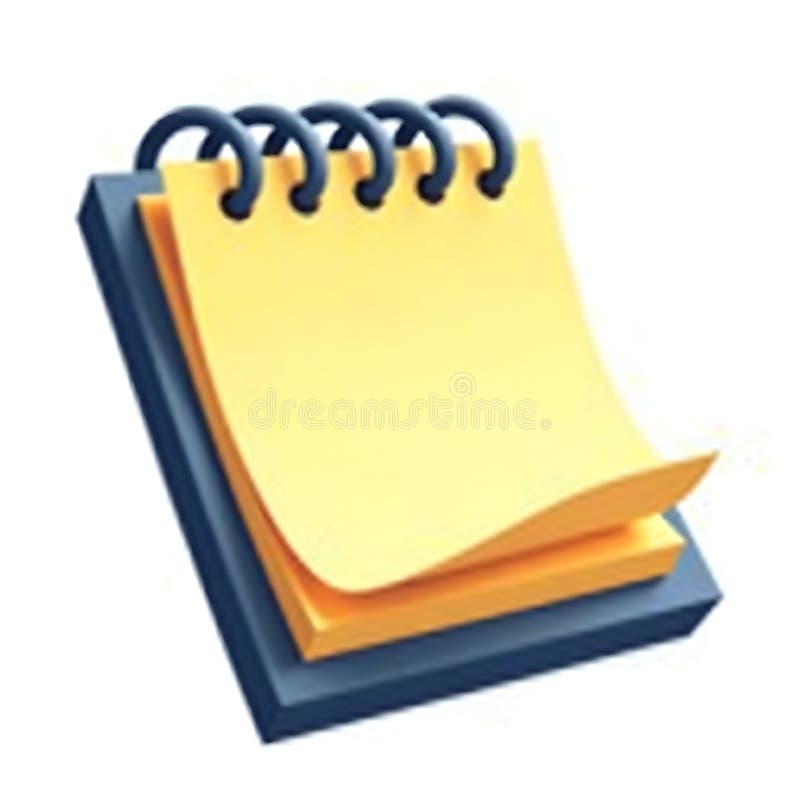 Ikona notebooka 3D wyizolowana na białym tle