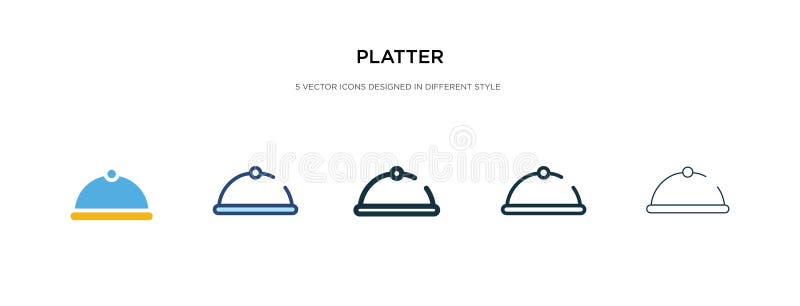 Ikona Plast w innej ilustracji wektora stylu dwa kolorowe i czarne ikony wektora płytowego zaprojektowane w postaci wypełnionych ilustracji