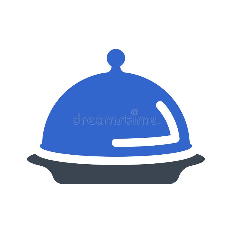 Ikona platformy restauracji ilustracja wektor
