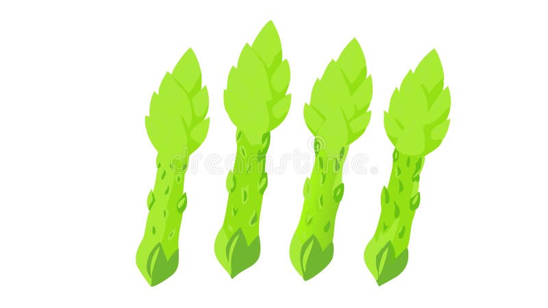 Ikona Spears Asparagus Simmal Flat Style Ilustracja wektor generatywny AI. Prosta płaska ilustracja kilku zielonych dziur szparagowych. Reprezentuje warzywa zdrowe jedzenie lub smakołyk żywności. Idealny dla aplikacji spożywczych receptuje strony internetowe zawierające przewodniki żywieniowe i treści związane z rolnictwem lub projektowaniem wektora spożywczego Generative AI