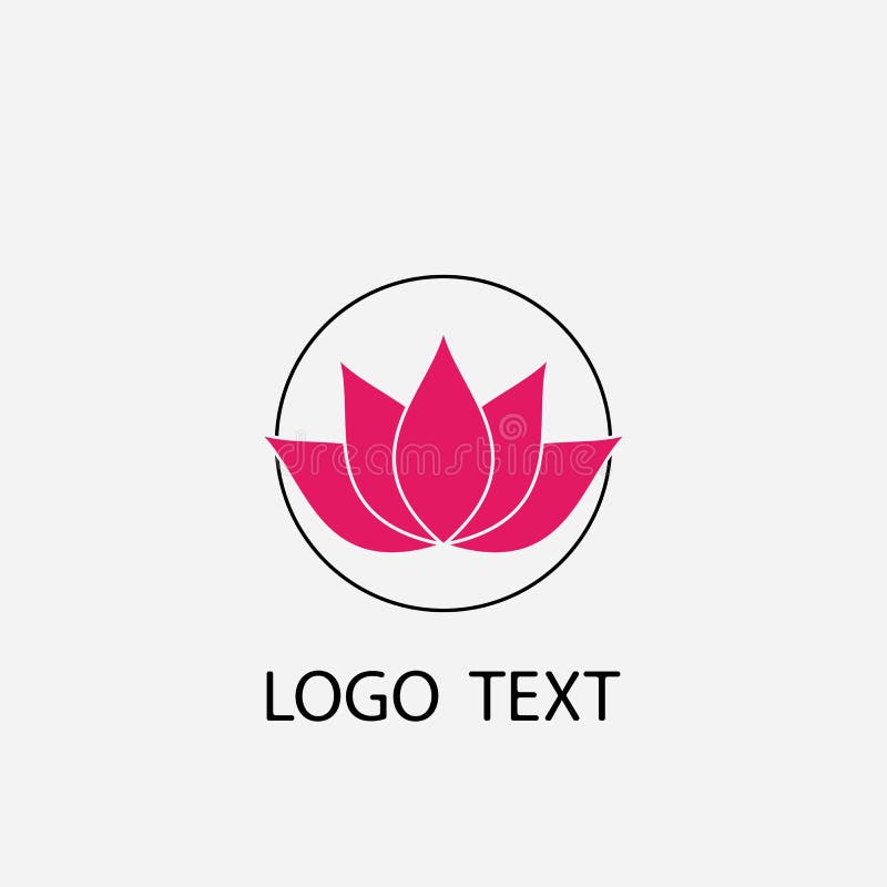 Ikona wektora piękności. Ikona szablonu logo projektu projektu kwiatów programu beauctor vector lotus