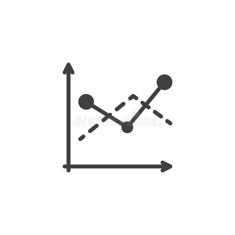 Ikona wektora wykresu diagramu ilustracji Ikona wektora wykresu diagramu ilustracji