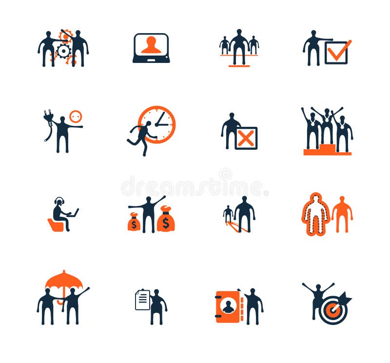Business people icons. Management, human resources, marketing, e-commerce solutions. Flat design. Business people icons. Management, human resources, marketing, e-commerce solutions. Flat design