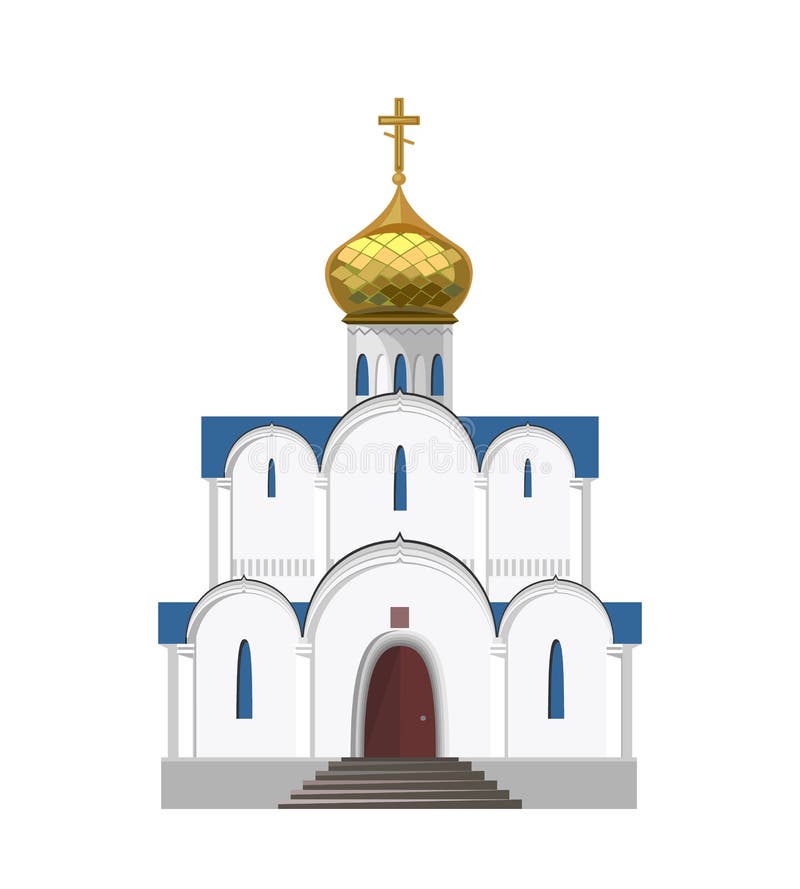 Ikone der Russisch-Orthodoxen Kirche lokalisiert auf weißem Hintergrund stock abbildung Ikone der Russisch-Orthodoxen Kirche lokalisiert auf weißem Hintergrund stock abbildung