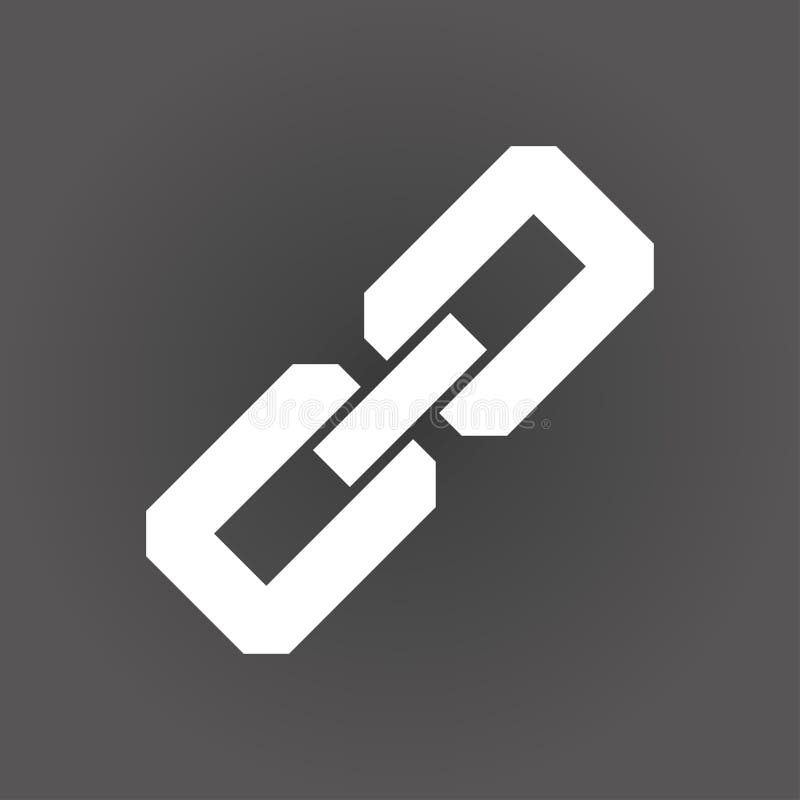 Ikone des Links stock abbildung