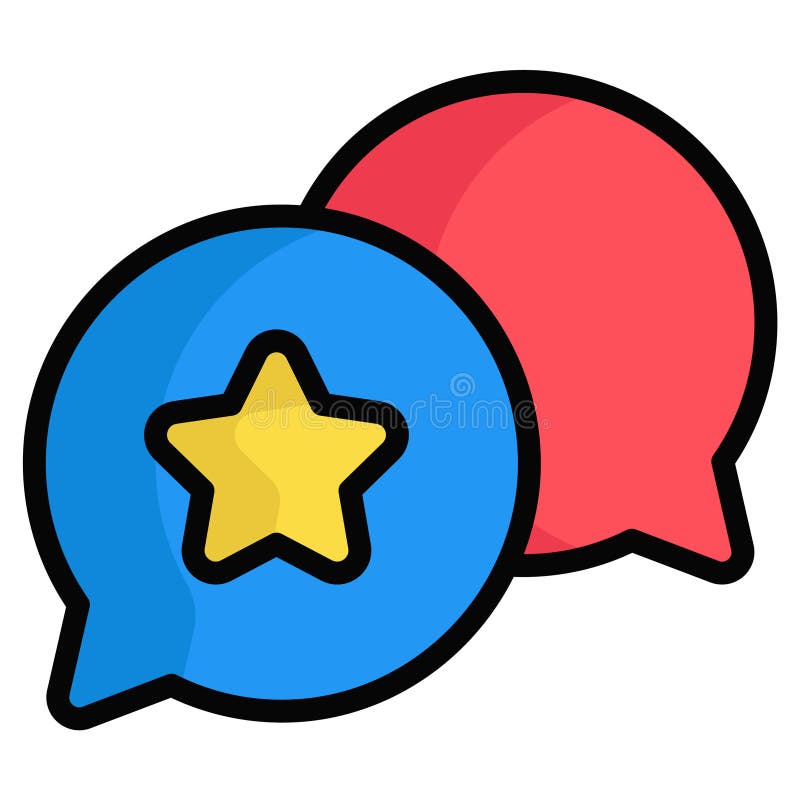 Ikonen för chattbubblor är bara en julklapp och nya års lyckade ikoner för webbdesign och mobildesign vektor illustrationer