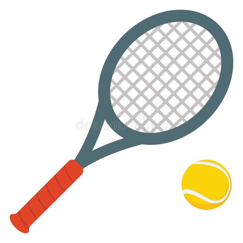 Ikonen för isolerad vektor för tennis kan redigeras