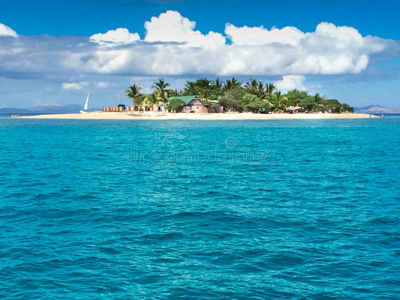 Ikonenhafte Fijian-Insel