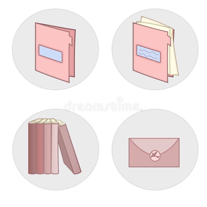 Ikony słodkie dla komputera ilustracji