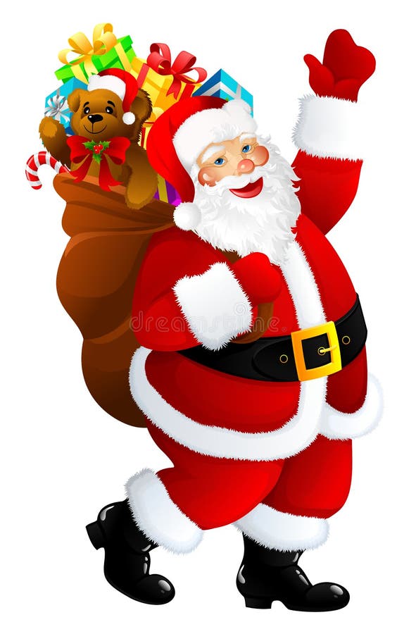 Il Babbo Natale illustrazione vettoriale Il Babbo Natale illustrazione vettoriale