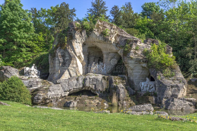 Il Boschetto Dei Bagni Di Apollo, Versailles, Francia Fotografia Stock
