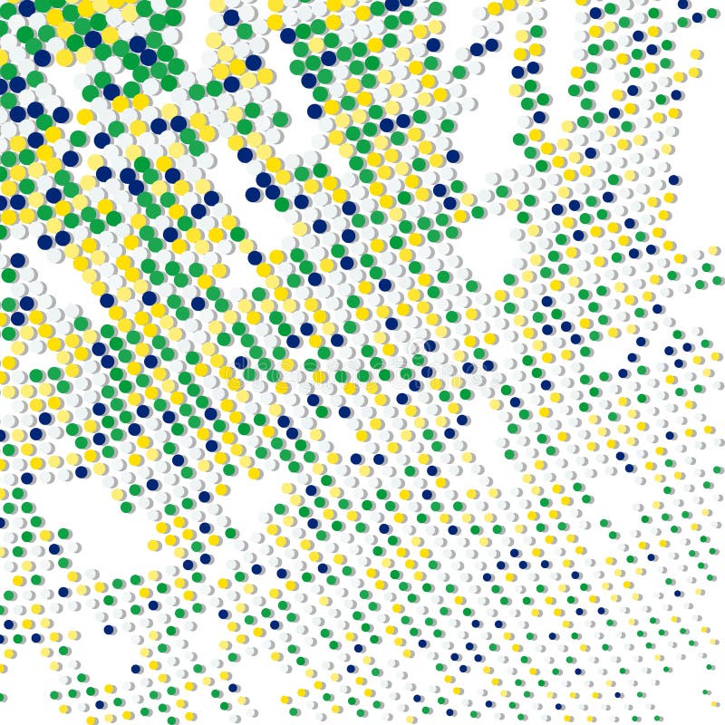 Il Brasile colora il fondo punteggiato estratto royalty illustrazione gratis Il Brasile colora il fondo punteggiato estratto royalty illustrazione gratis