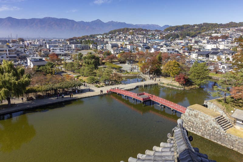 Il castello di Matsumoto, un tesoro nazionale designato del Giappone, e il castello più antico donjon rimasto in Giappone fotografia stock Il castello di Matsumoto, un tesoro nazionale designato del Giappone, e il castello più antico donjon rimasto in Giappone fotografia stock
