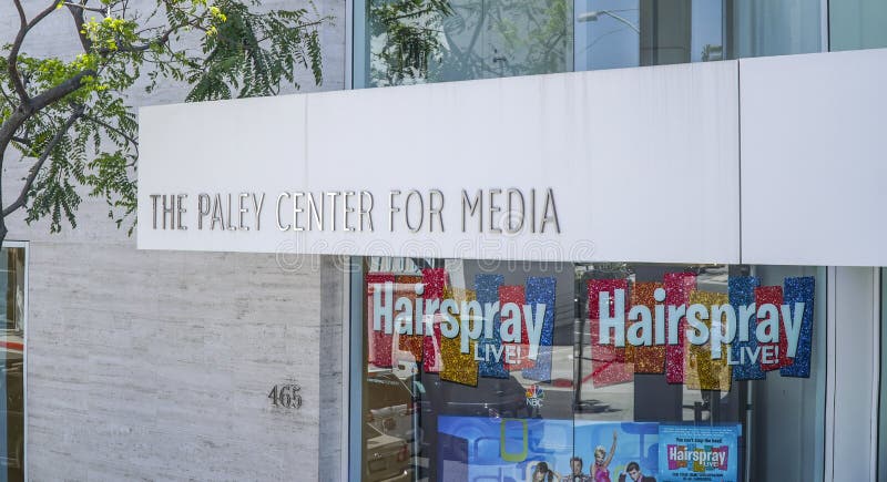 Il centro di Paley per i media a Beverly Hills - LOS ANGELES - CALIFORNIA - 20 aprile 2017 immagini stock libere da diritti Il centro di Paley per i media a Beverly Hills - LOS ANGELES - CALIFORNIA - 20 aprile 2017 immagini stock libere da diritti