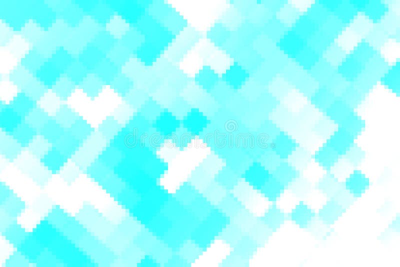 Il colore astratto variopinto cristallizza il grande e piccolo tono freddo quadrato di arte royalty illustrazione gratis