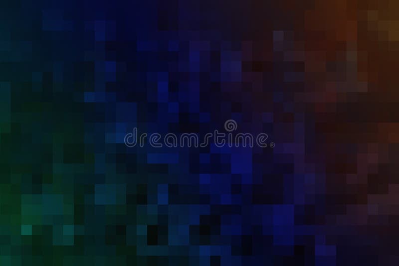 Il colore astratto variopinto cristallizza l'arte un tono scuro dell'arcobaleno quadrato illustrazione vettoriale