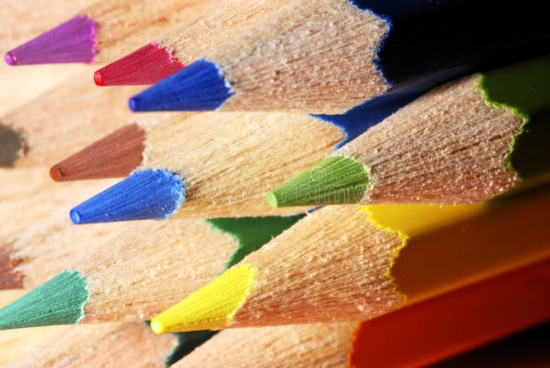 Il colore disegna a matita la macro