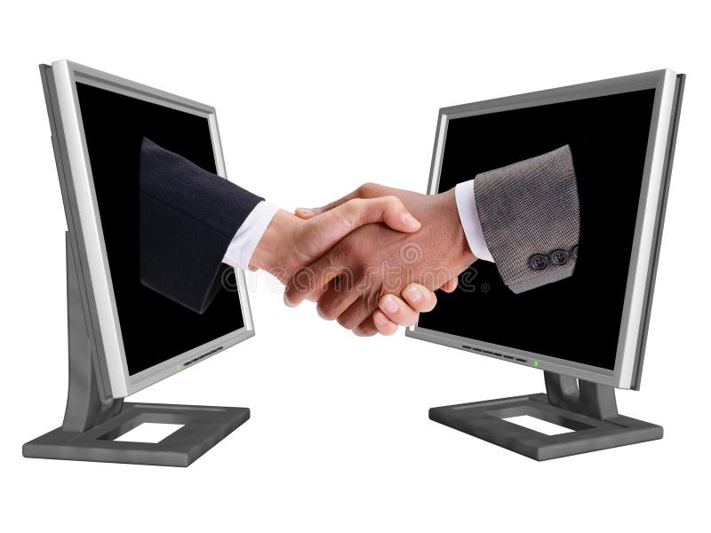 IL COMMERCIO AGITA LE MANI immagine stock IL COMMERCIO AGITA LE MANI immagine stock